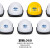 勇固安全帽工地国标加厚施工工程头盔abs白色工作帽透气定制logo印字 新款蓝色
