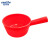 金诗洛 工业级水壳塑料水勺 加厚耐摔水瓢水舀水勺舀水瓢洗发瓢 塑胶大水瓢红色 K525