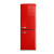 金松（JINSONG）133升彩色复古冰箱家用厨房双门节能保鲜冷藏冷冻小型电冰箱BCD-133R 米萨红