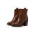 PIKOLINOS派高雁女靴  Rioja W7Y-8957 复古精致时尚踝靴侧拉链优雅女鞋 Cuero 36