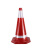 橡胶路锥EVA反光路锥方锥雪糕桶 安全警示柱塑料路锥 10起 5斤喷漆橡胶路锥