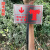 地下消火栓标识牌室外消防栓喷淋水泵接合器标志不锈钢立杆 室外地上消火栓 20*30