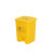 医疗废物垃圾桶黄色诊所用小脚踏式脚踩大号垃圾箱果皮箱 15L医疗垃圾桶-加厚黄色