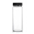 透明玻璃样品瓶试剂瓶广口密封瓶丝口瓶化学实验室璃瓶大口取样瓶定制 透明100ml+四氟垫