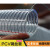 PVC透明钢丝管PVC钢丝管 钢丝输油管 pvc钢丝软管 钢丝塑料管佩科达 内110mm*外120mm