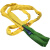 适用国标工业柔性吊装带双扣环形3510吨起重圆形软吊带吊车吊树吊 绿色 2吨5米 两头扣