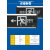 安全出口指示牌LED消防应急灯紧急通道疏散标志消防灯具 明装单面安全出口1w