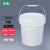 水杉10L白色加厚pp化工桶10KG塑料桶水桶加厚小桶带盖油漆桶原料密封桶