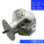 迅爵(HF-120A（1.2HP圆法兰式）)小型气动旋转马达低速活塞式3缸正反转汽动搅拌泵剪板