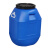 京采无忧 带盖塑料化工桶食品级密封塑料酵素桶涂料废液桶 50升方桶 普通款 蓝色