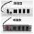 弱电箱电源插座模块光纤多媒体箱模块三位二孔电源模块适配器家用 白色