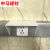 120*50 铝合金方线槽 多功能面板线槽 充电桩线槽 插座线槽 壁厚1.2MM 银灰色