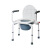 老年人坐便椅碳钢材质残疾人厕所椅橡胶脚垫卧床病人孕妇移动马桶 QC-813坐便椅(扶手可下翻)