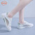 鞋柜（shoebox）达芙妮集团旗下小白鞋女2024夏季新款ins百搭休闲镂空网面透气薄 白绿 37