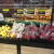 千惠侬水果护栏隔板 超市货架隔断 防掉落挡条 塑料围栏 蔬菜果蔬挡板条 斜格转角绿色1片 加厚