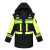 出极 反光分体式棉衣 反光冬季工作服 防寒防水保暖 300D 棉内胆 黑绿色上衣 单位：件 XL 