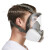 橙央6800防毒面具 喷漆化工农药装修防粉尘硅胶防尘毒全面具防护面罩 面具主体(不含配件)