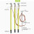 赛越10KV高压户外挂钩螺旋压紧式接地线猴头接地棒线路接地线 套餐八：2米棒，1.5mx3+20m