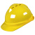 国标工地加厚透气钢施工头盔领导印字 V升级款ABS黄色