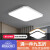 欧普源兴长方形超薄LED吸顶灯客厅办公室家装灯具卧室灯现代简约1 39*39白光27