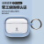 HameeiFace韩国进口AirPodsPro二代一代苹果耳机保护套AirPods3全包透明软边防摔减振便携防丢带钥匙扣耳机套 米色 AirPods Pro 二代(1代通用)