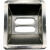 定制户外垃圾桶配件方形圆形不锈钢烟灰缸分类标识物业垃圾箱内胆 方形不锈钢烟灰缸