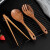 芳瑾（fangjin）沙拉叉勺一体家用木质搅拌沙拉勺 日式原木食品夹子相思木勺子 沙拉叉/单个
