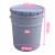 10L-20L铁桶油性桶化工桶油漆桶沥青桶调漆桶罐白皮桶空桶花篮桶 35L涂白花篮盖