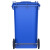 竖文社 新国标大号分类环卫垃圾桶户外带盖垃圾桶 240L蓝色