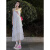 范哲芙茶歇法式小个子吊带连衣裙夏季女新款感气质长裙子质感感 白色 M