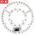 花乐集直径12至38cm圆形环形LED吸顶灯智能遥控器控制三色变光 直径12厘米白光12瓦