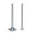 镀锌钢管立柱 标志牌立柱 固定立杆 道路交通广角镜杆 立柱3米高1.5厚