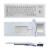 普力捷XP601金属工业键盘 金属PC键盘 轨迹球鼠标键盘 不锈钢键盘定制 光面按键(选配) 官方标配