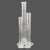 午励 实验室量筒 玻璃刻度量筒 高硼硅玻璃量筒 500ml（1个） 