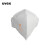 uvex 优维斯 8733200折叠式KN95防尘口罩 防颗粒物防雾霾 折叠式头戴口罩 30只/盒