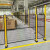 丰昂 无缝车间隔离网仓库隔断机器人围栏设备安全护栏网防护栏 单开门高1.5米*宽1.5米