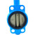 定制适用于涡轮对夹式蝶阀手动消防软密封蝶阀 蜗轮国标对夹式中 DN600