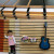 黑色铝条槽板琴行乐器吉他槽板工具玩具挂板手机配件展示架万通板 黑色长款乐器挂钩(1个)