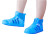 劳保佳 雨鞋套 便携雨鞋雨靴套 男女防滑耐磨防雨靴套 透明白 34-35码 1双装