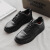 LI-NING 1990春季小白鞋休闲厚底滑板鞋百搭男款运动鞋潮流跑步 黑色321-1 38