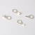 OT1-4冷压端子1.5 2.5-3 5 6 8 10 圆型裸铜线鼻子焊口接线耳 OT2.5-3 100个 2.5平分线-3MM孔