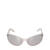 纪梵希（Givenchy） 618女士面具太阳镜 White/Smoke 均码