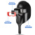 筑采（ZHUCAI）电焊面罩 全脸部手持式焊帽隔热烧轻便防护面具加强版  加强版  灰色3个装 