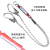亚岳安全带五点式高空作业安全绳套装全身式双大钩2M（带护腰）