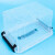 玛仕福 透明加厚储物整理箱手提塑料收纳箱15#33×23.5×20.5cm(无轮)