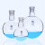 单口玻璃圆底烧瓶标准磨砂口耐高温蒸馏瓶5/10/25/50/100/150/250 100ml/19#