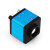 激光CCD焊接机工业相机黑白 内置十字线可调 机械视觉摄像头 天蓝色 不配灯