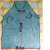 皮质电焊整皮围裙防火花飞溅耐高温防护服焊工焊接工作服到穿衣 蓝色65*95整张皮围裙 XXL