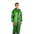 沸耐笙 FNS-24033 劳保工地PVC分体海胶雨衣套装 绿色连体1.3斤 1套