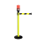 金柯 隔离带伸缩带 一米线栏杆 伸缩围栏隔离桩 警戒线柱 礼宾杆安全护栏 加厚加重定制 定制警戒灯款式